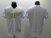 Kansas City Royals Blank World Series Champions Patch White-Gold 2016 Flexbase Collection Stitched Jersey,baseball caps,new era cap wholesale,wholesale hats